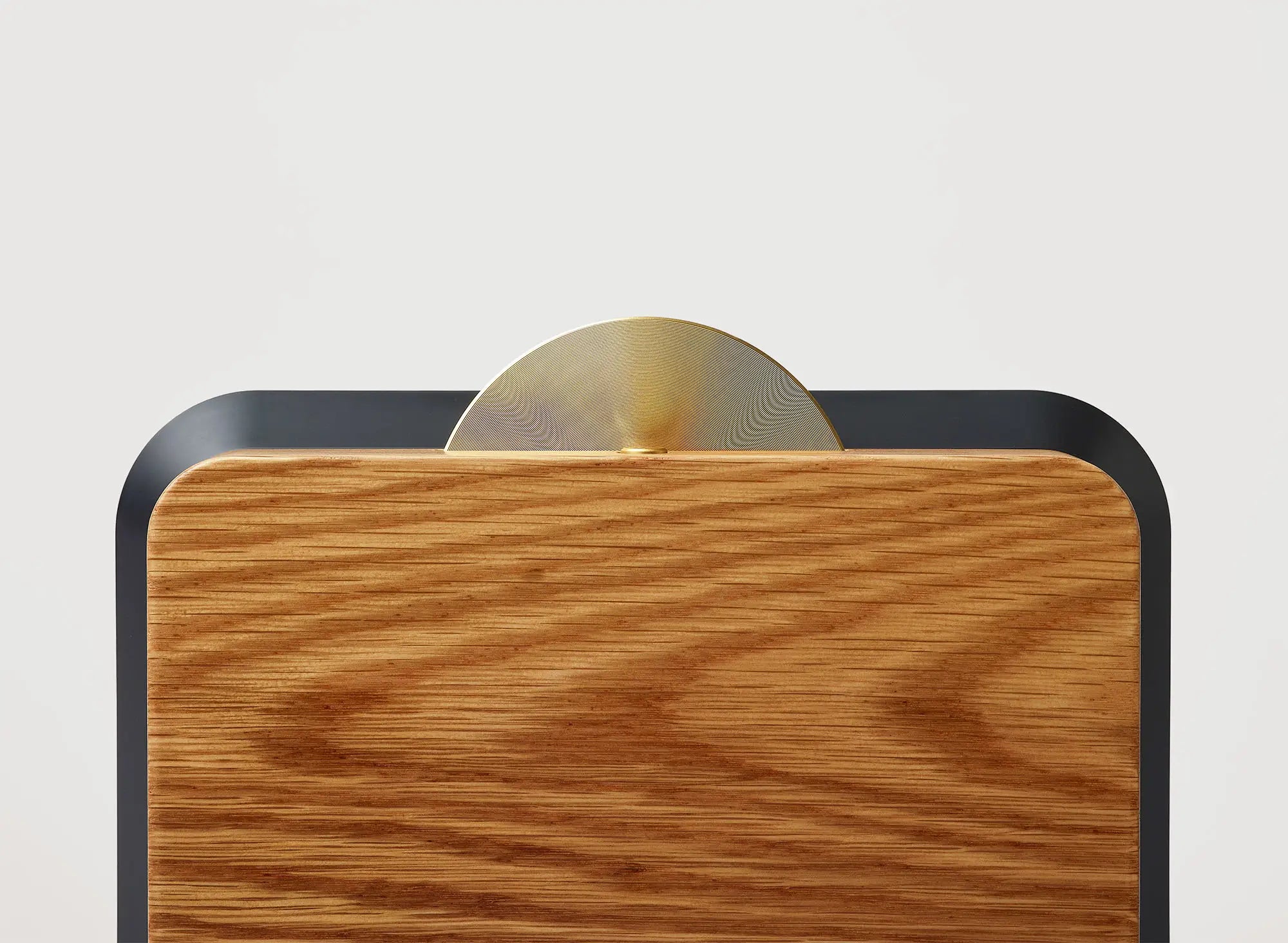 Close-up of the brass sundial on the rear of the Author Forecast
