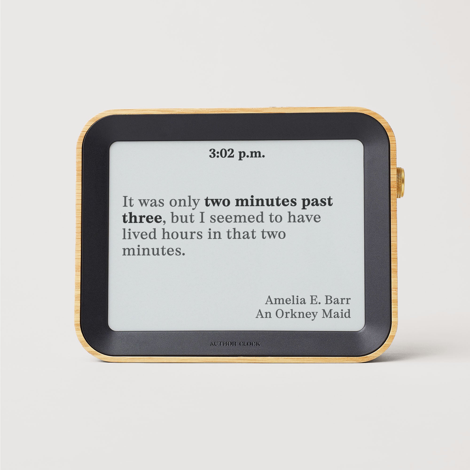 Author Clock Vol 2 - Kickstarter Special